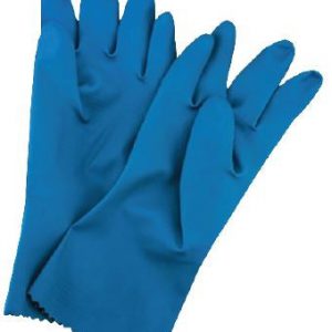 Silverlined Blue Rubber Gloves