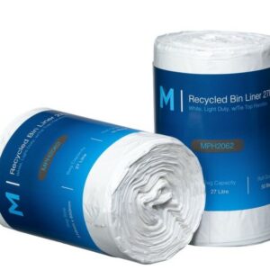 POR Recycled Bin Liner w/handles 27L