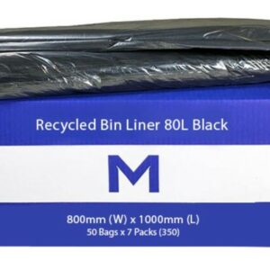 DB Recycled Bin Liner 80L - Black
