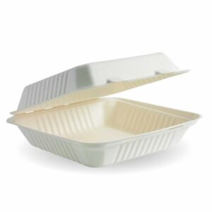 BIO 91 Sugar Cane Dinner Box 9X9X3"(200)