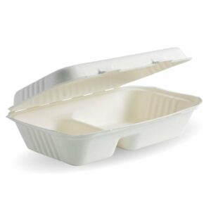 BIO 96-2 BioCane 23x15x8 2 comp clamshell (250)