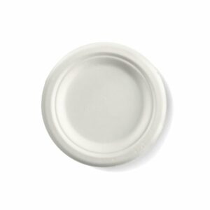 Bio 6” Round BioCane Plate - 1,000/carton