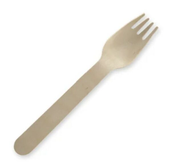 6" Wooden Fork Unbranded Uncoated - (2000)