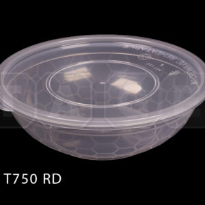 Diamond bowl with lid (750ml) White